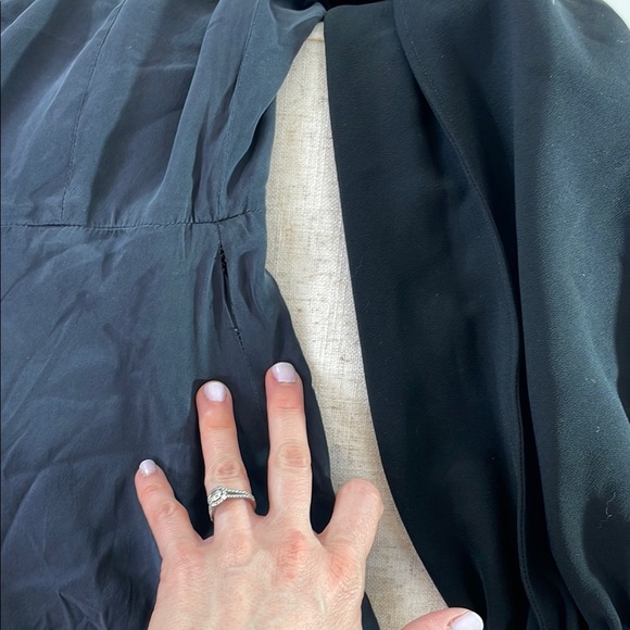 Christian Siriano, Black Front Ruffle Dress, Size 6 - Picture 14 of 14